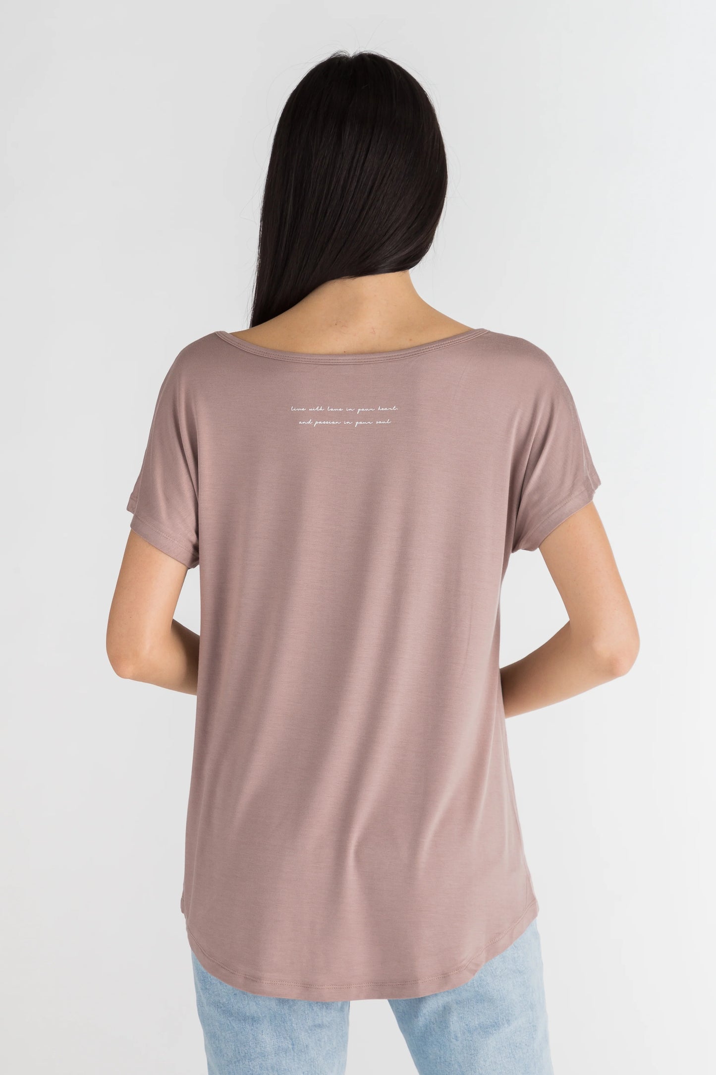 The Roster - Live with love in your heart, and passion in your soul - Scoop neck Tee
