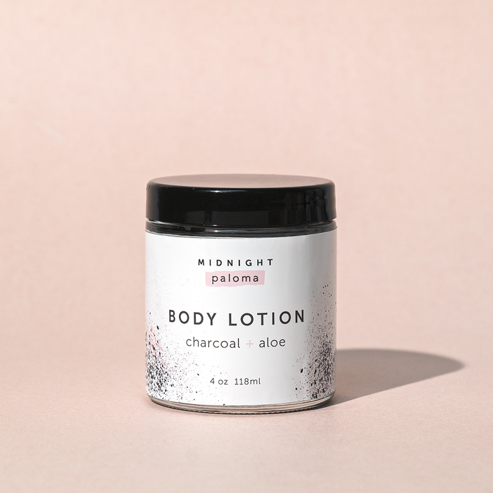 Midnight Paloma - Charcoal + Aloe Body Lotion