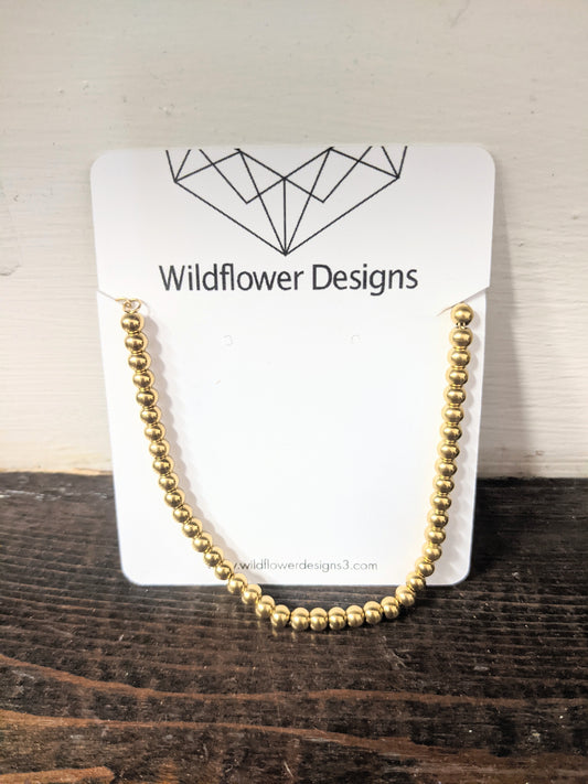 Wildflower Designs - Gold Bubble Bracelet