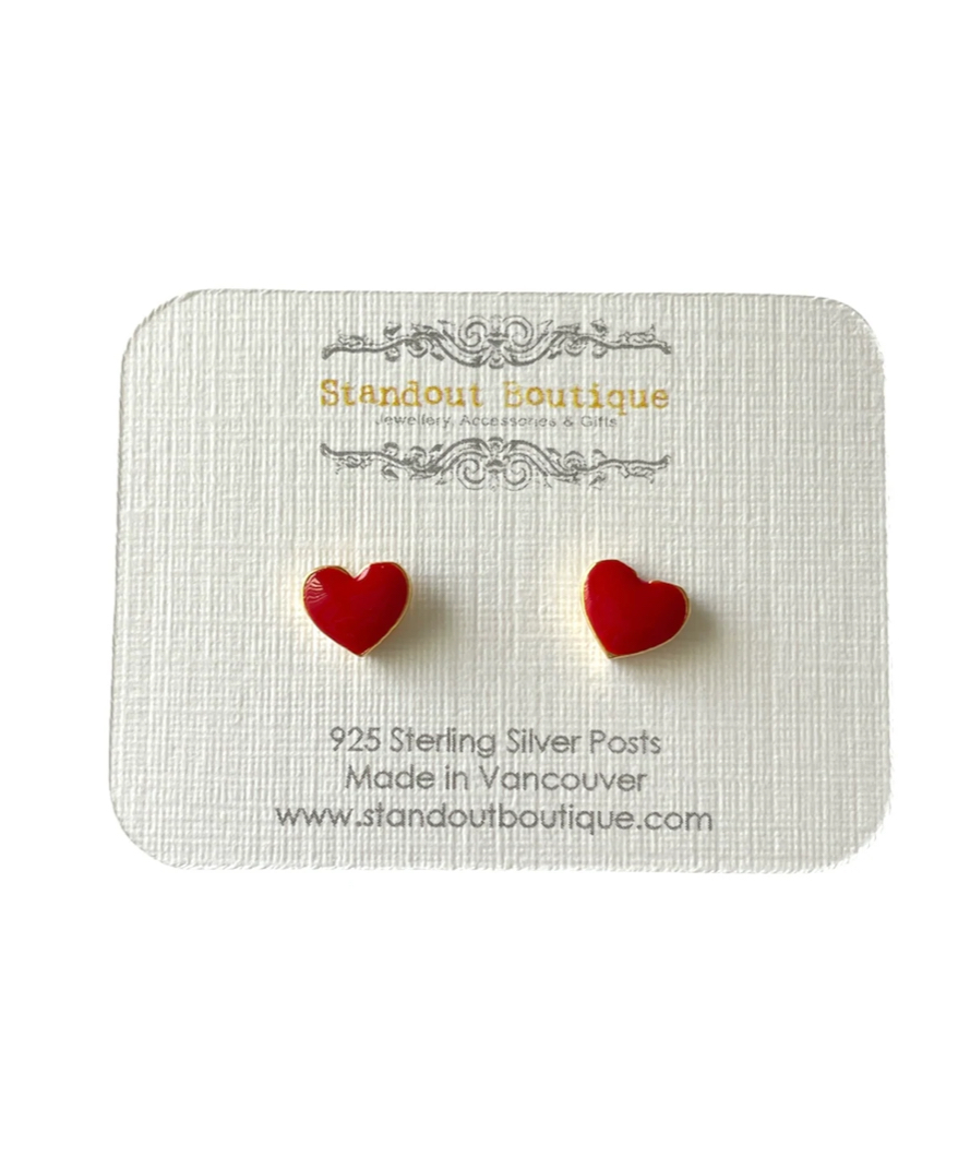 Standout Boutique - Heart Studs