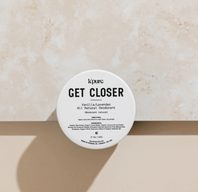 K'pure Naturals - Get Closer All Natural Deodorant