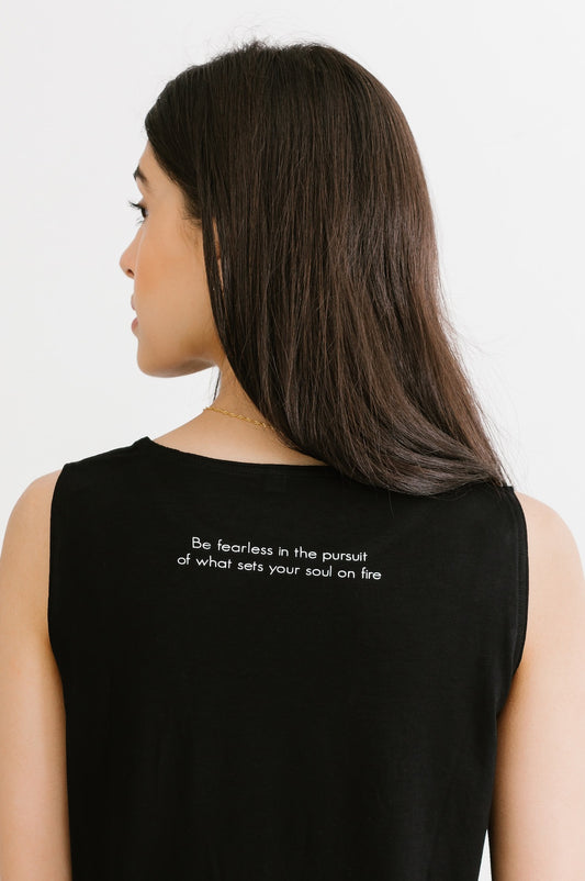 The Roster - Be Fearless Black Tank