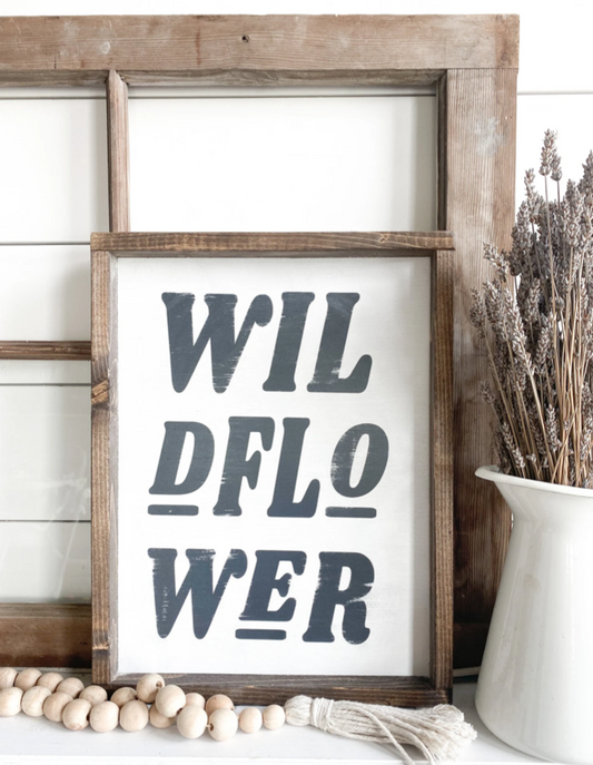 Town & Country-Wildflower Sign