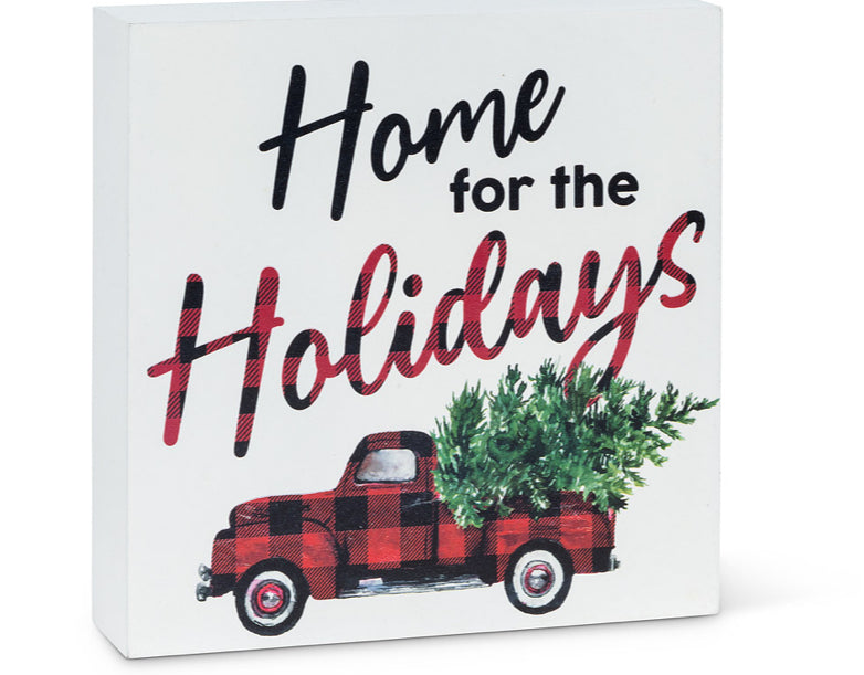 Home For The Holidays Sign