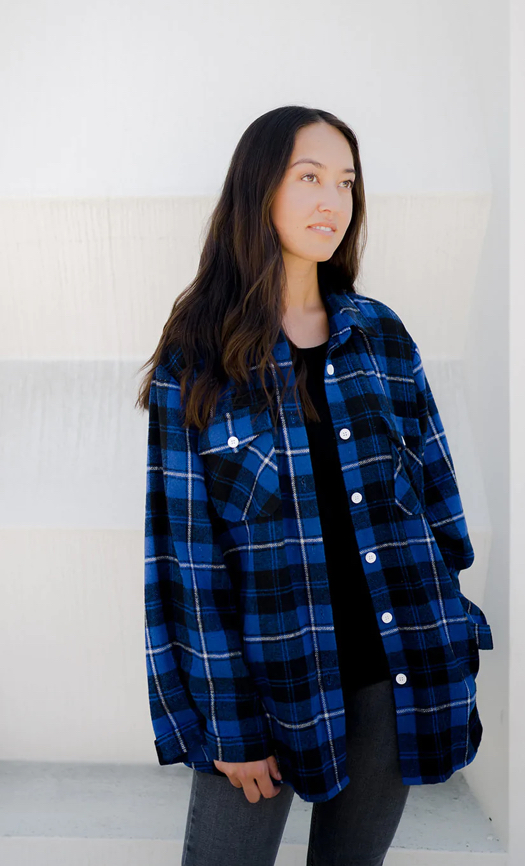 The Roster - Blue Horizon Shacket