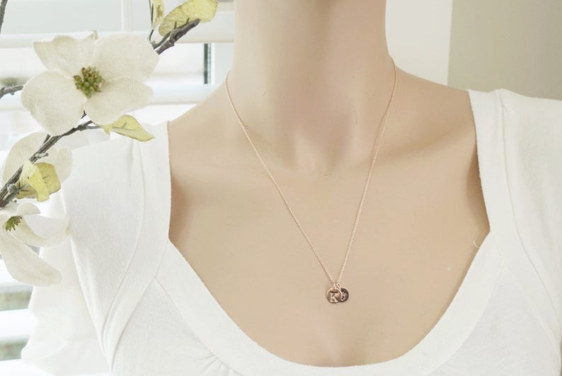 Courtney Rai Dawn - Letter Charms - Rose Gold