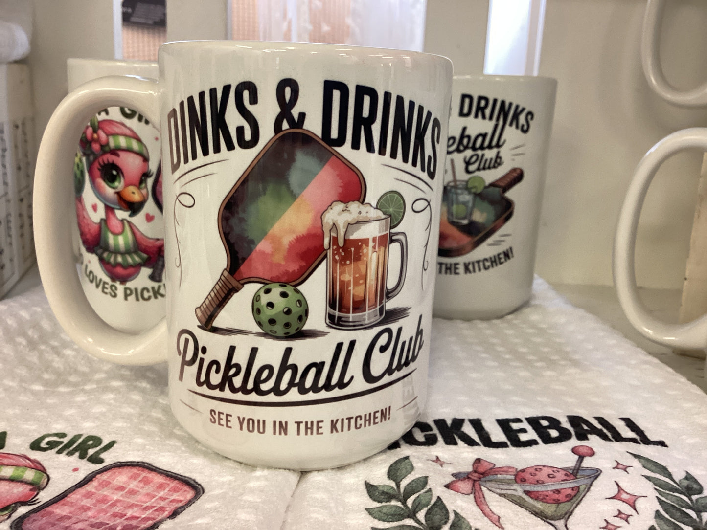 Pickleball mugs