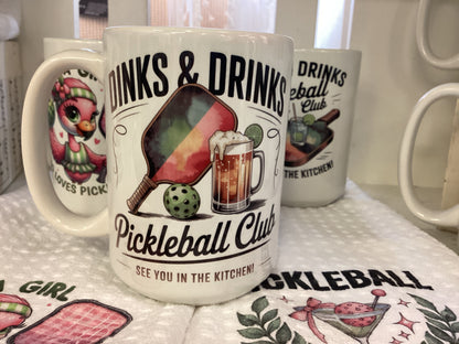 Pickleball mugs