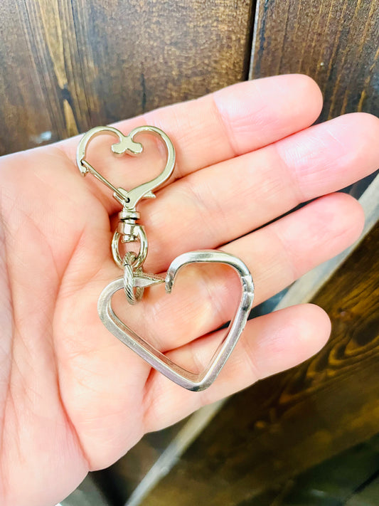 Teaspoon Memories heart keychain