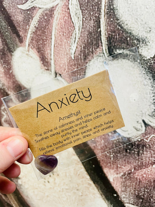 Town & Country - Anxiety Amethyst Heart