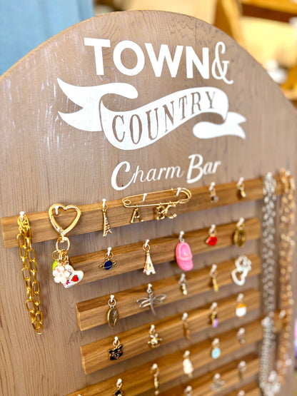 Charm Bar Keychain-Heart