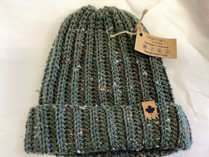 Gingersnaps Crochet - Adult Ribbed Beanie