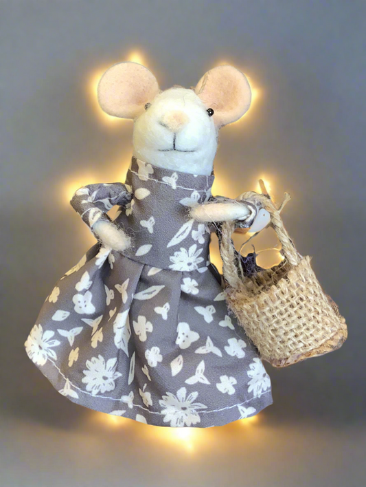 Indaba - Josephine Mouse Holiday Ornament