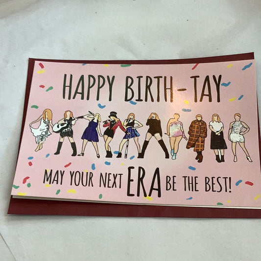 Town & Country - Taylor Swift Happy Birth-Tay Card - May Your Next Era Be The Best