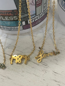 Taylor swift 1989 stainless steel anklet