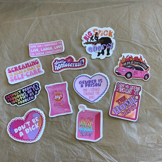 Madam Radical-Stickers Assorted