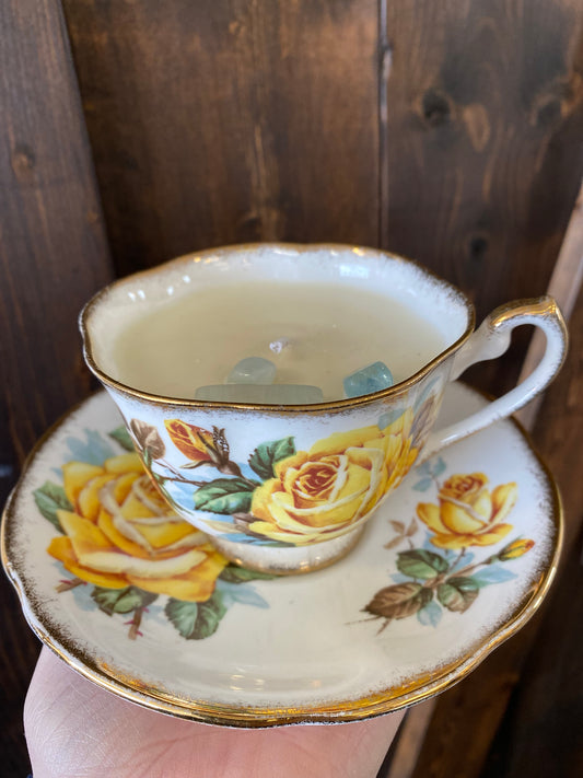 Dirty Bird Jewelry - Teacup Treasure Candles