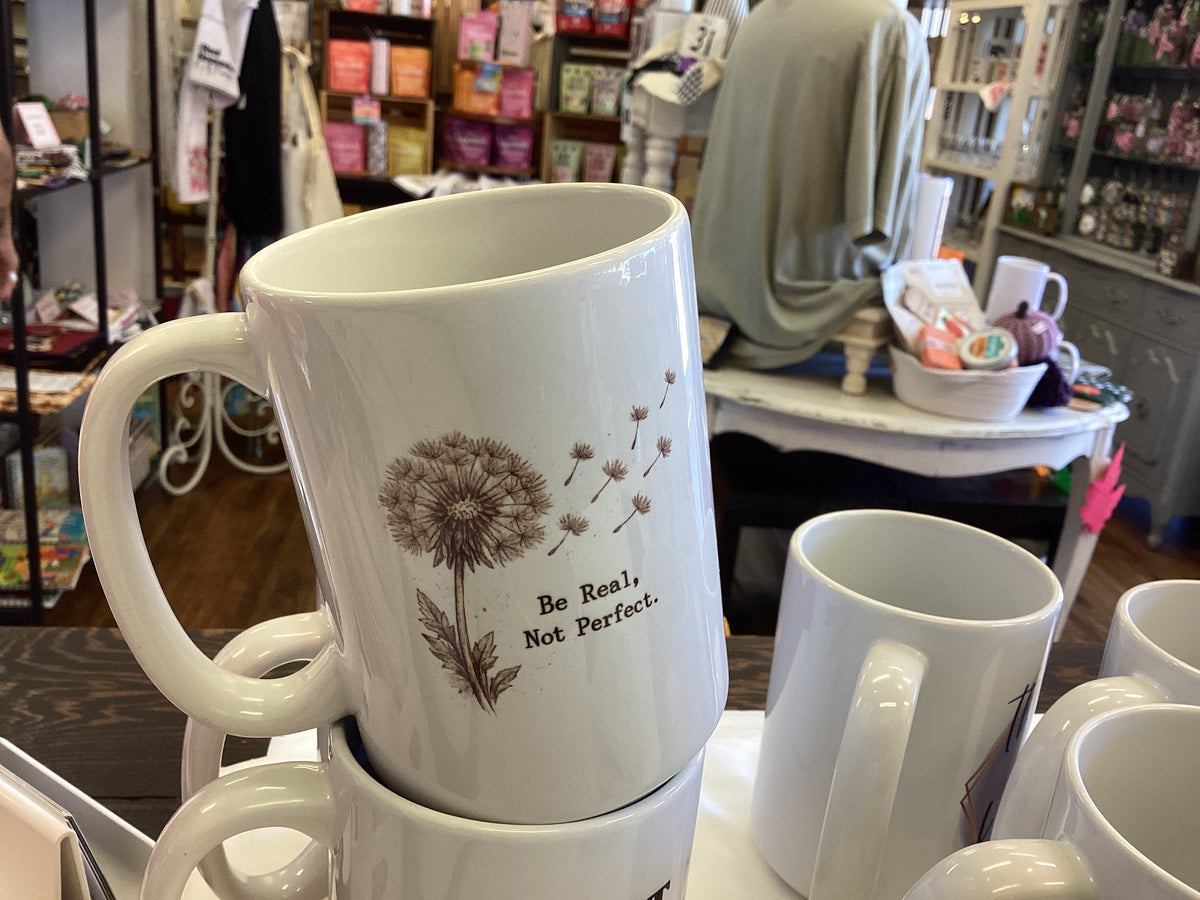 Be real not perfect mug