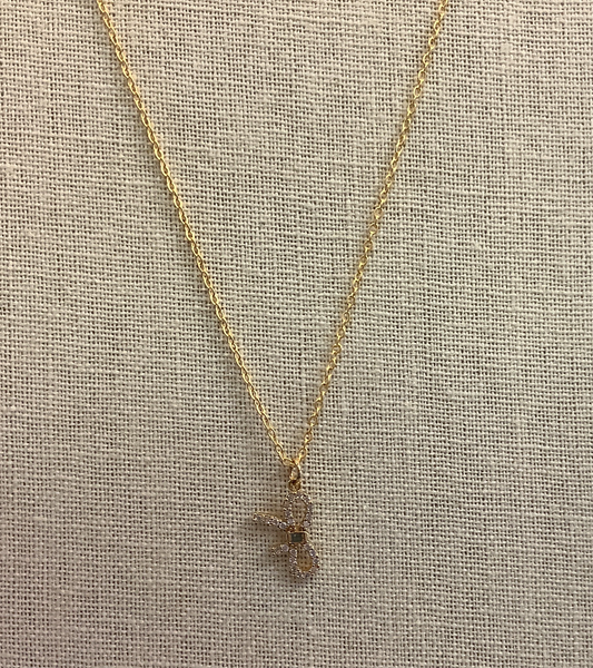 Standout Boutique -Gold Bow Necklace