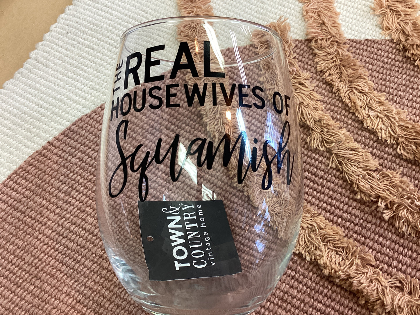 Town & Country -Stemless Wine Glass