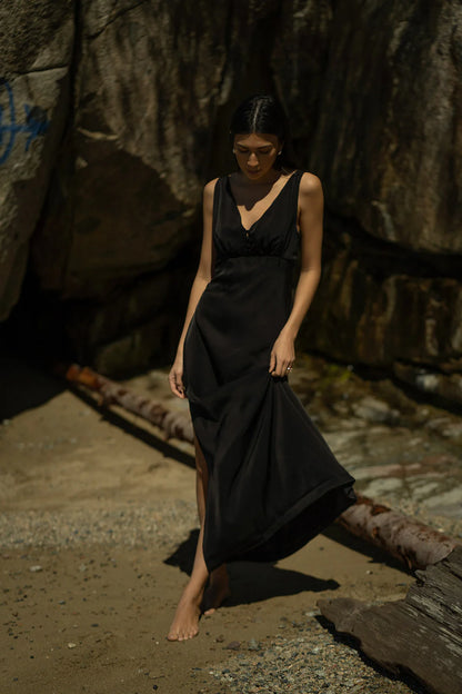 The Roster - Jake Slip Dress - Black