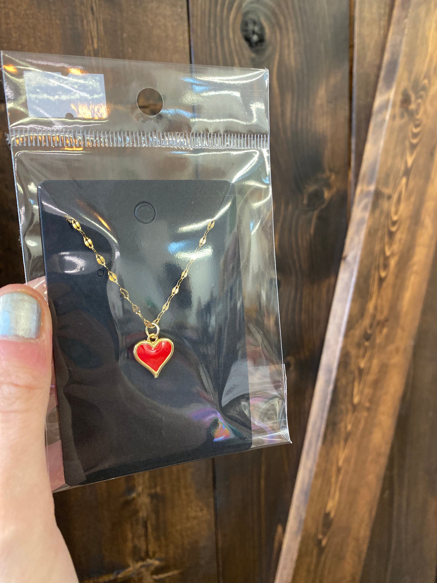 Town & Country - Red Heart Pendant Necklace