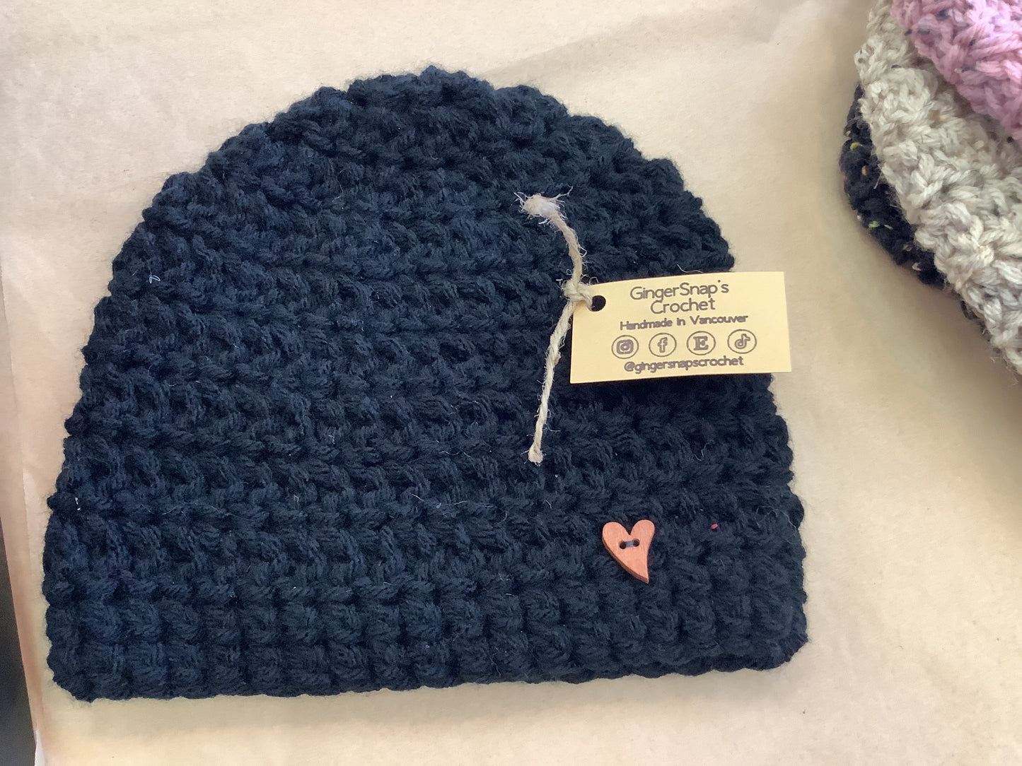 Gingersnaps Crochet - Adult Beanie