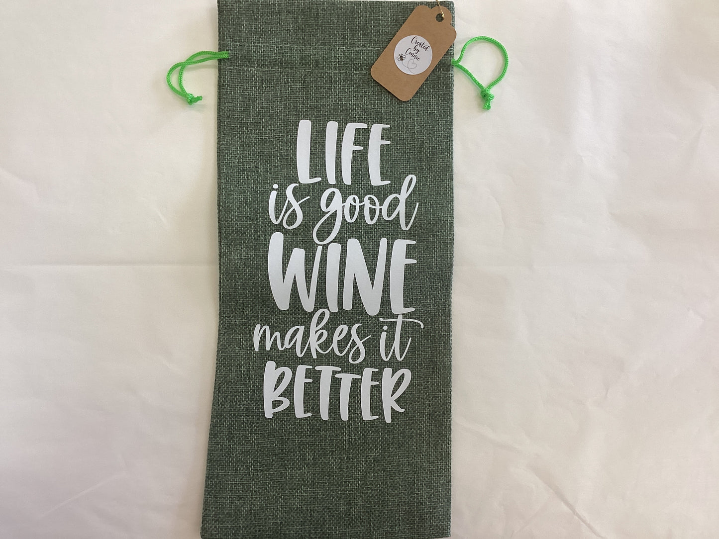 Connie’s Craft Corner- Bottle Bag
