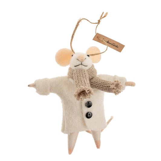 Town & Country - Snowbound Sadie Mouse Holiday Ornament
