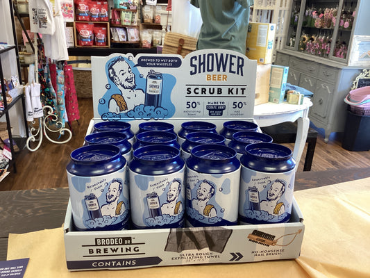Brodeo drive shower beer scrub kit