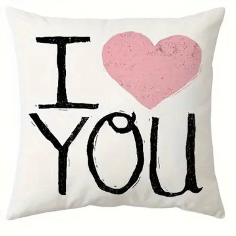 Town & Country - Valentines Day “I Love You” Pillow Case