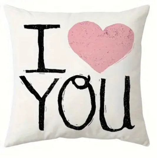 Town & Country - Valentines Day “I Love You” Pillow Case Only