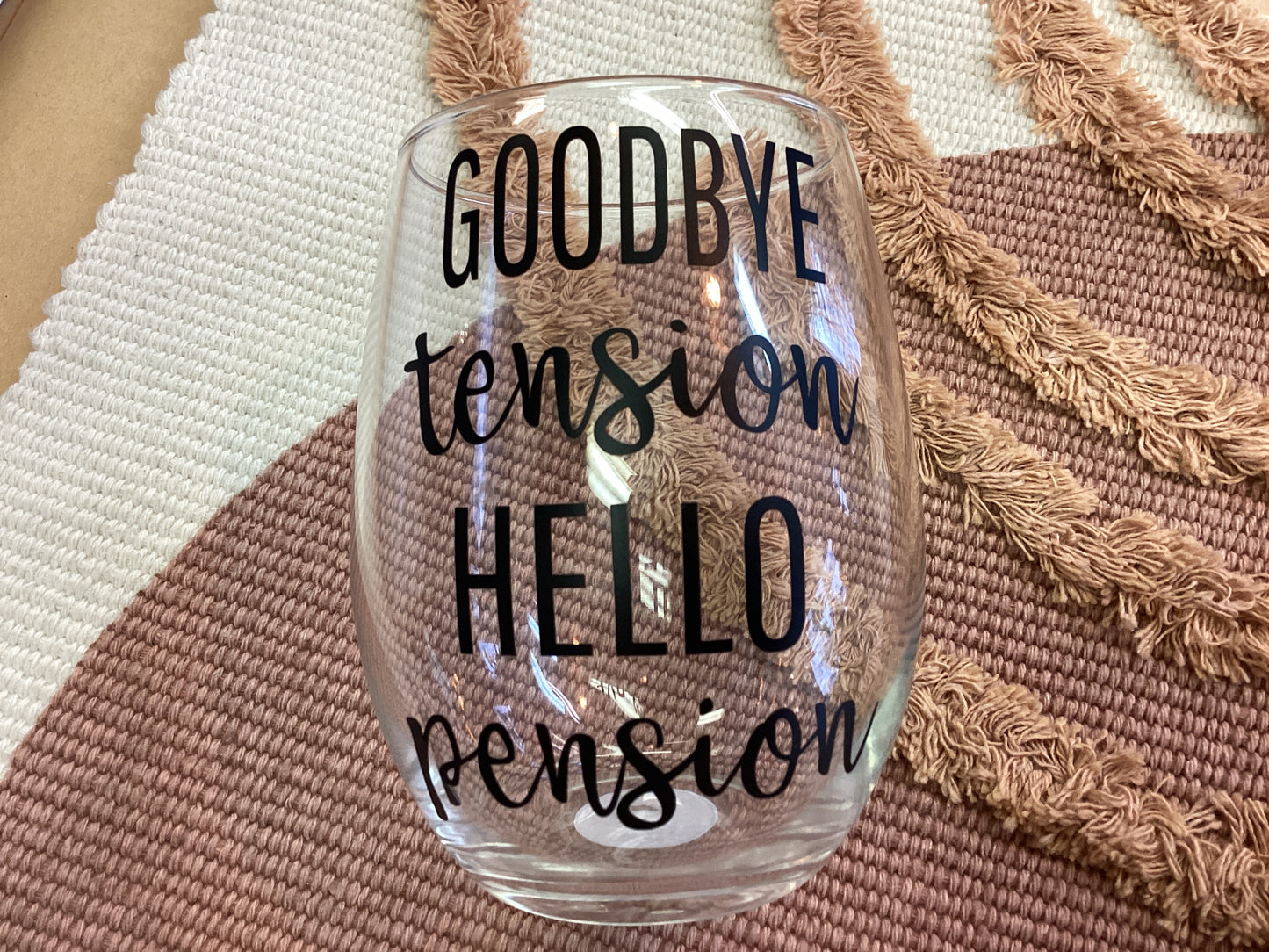 Town & Country -Stemless Wine Glass