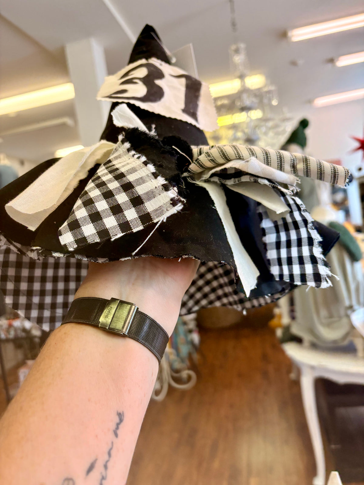 Handmade witches hats.