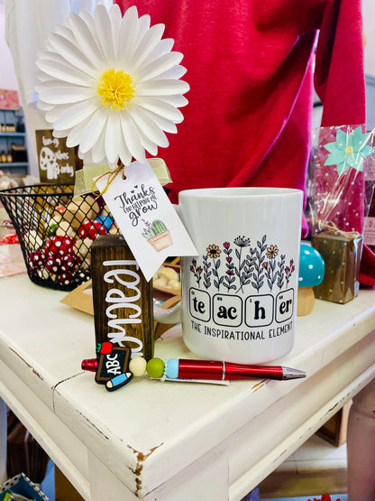 Teacher  ~ The inspirational element mug