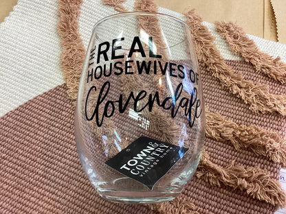Town & Country -Stemless Wine Glass