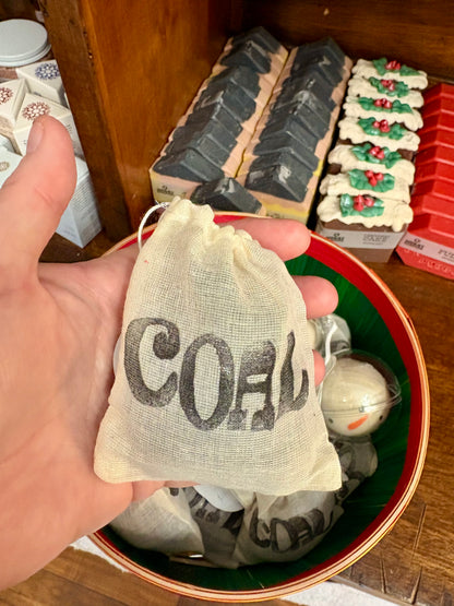 Merry Soaping-Coal Bath Bomb