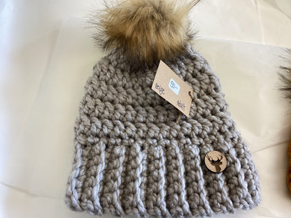 Gingersnaps Crochet - Adult Pom Toque