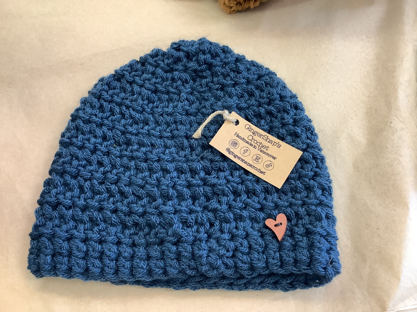 Gingersnaps Crochet - Adult Beanie