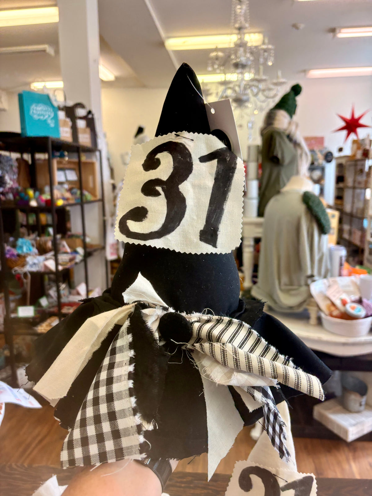 Handmade witches hats.