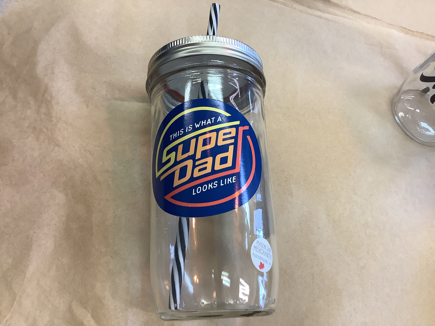 Mason Jar Merchant - Cup With Straw