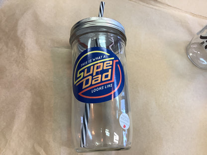 Mason Jar Merchant - Cup With Straw