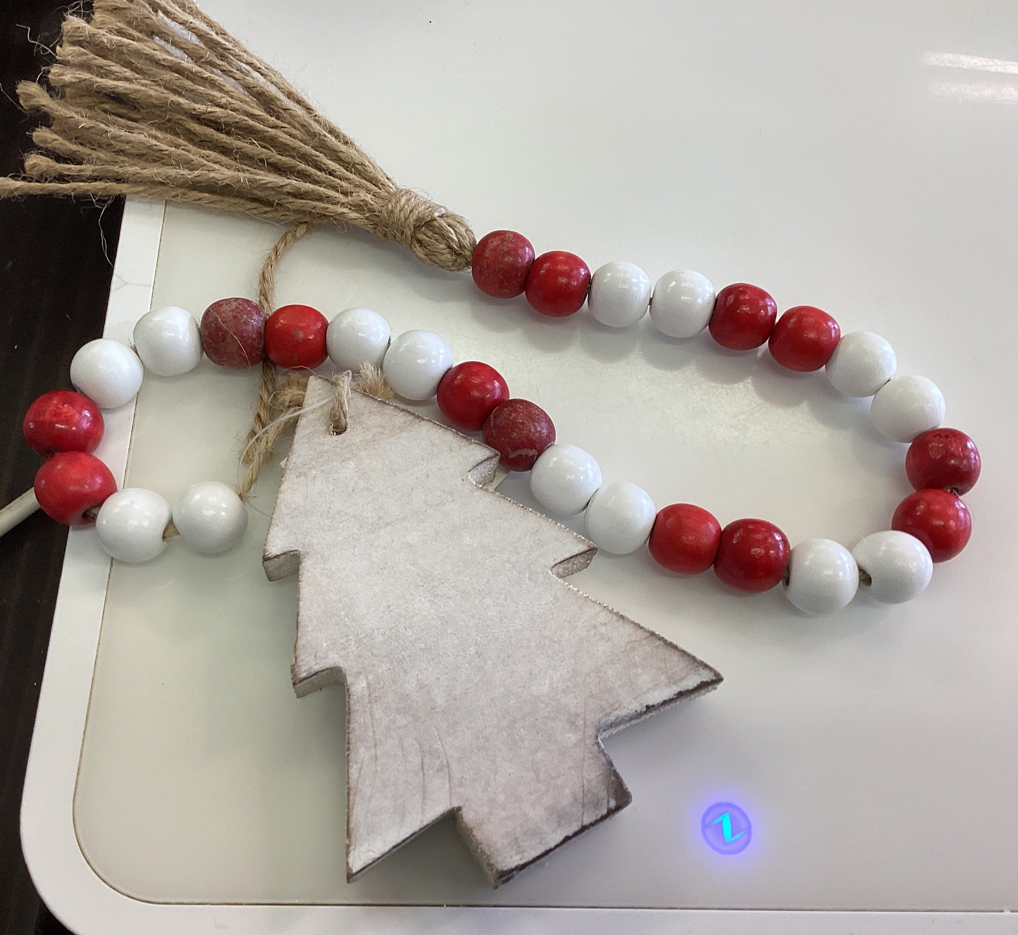 Town & Country - Christmas Wooden Beaded Star and Tree