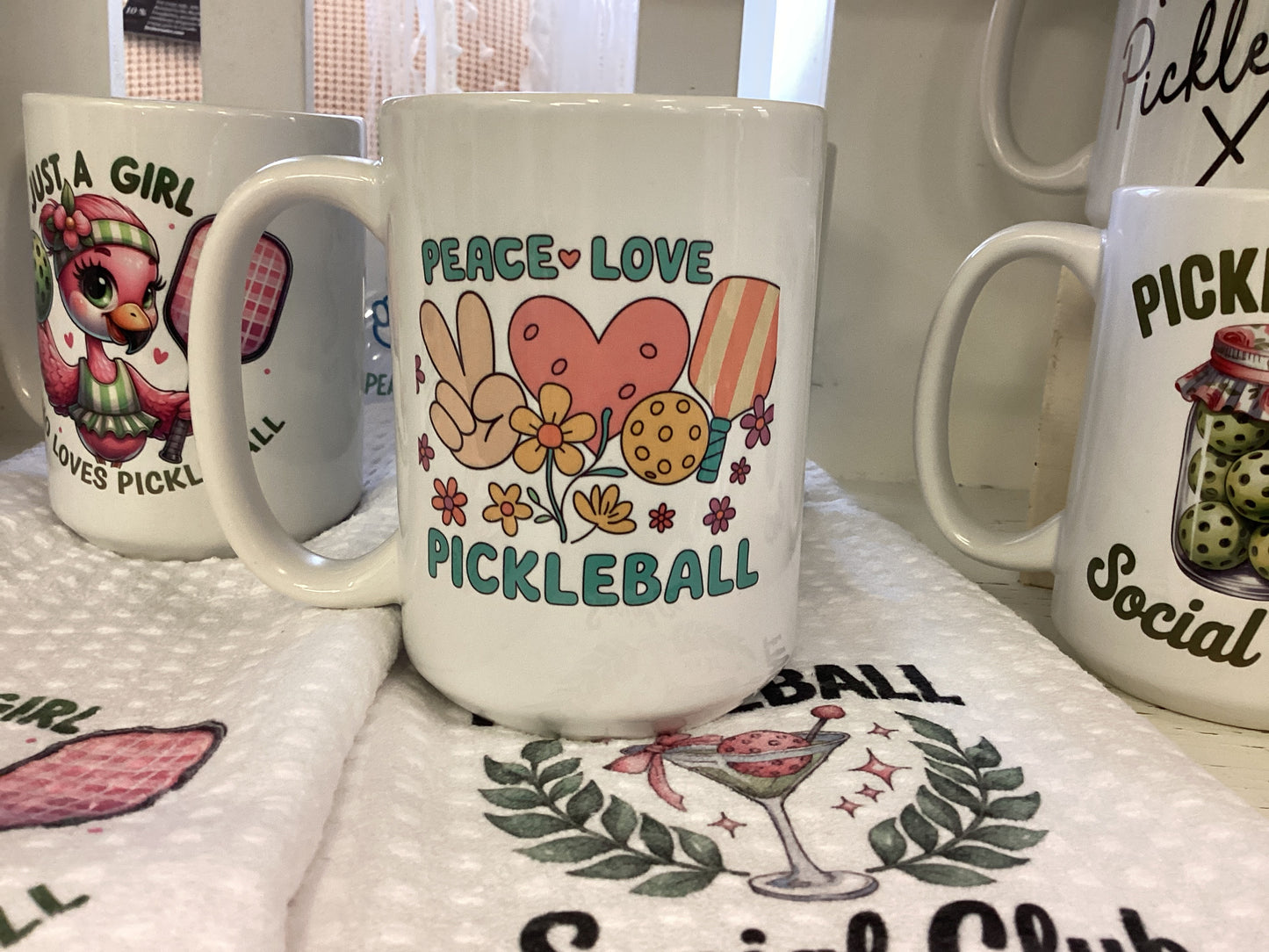 Pickleball mugs