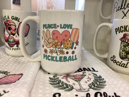 Pickleball mugs