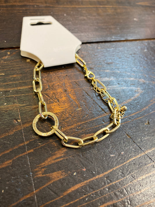 Town & Country - Strong Link Bracelet w/ Circle