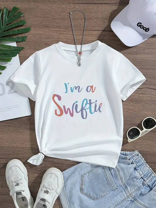 Town & Country - Taylor Swift “I’m a Swiftie” White Kids T-Shirts