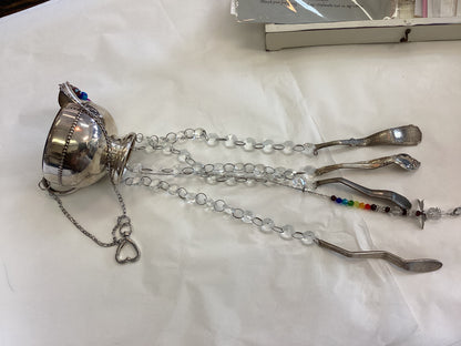 Teaspoon memories Crystal wind chimes