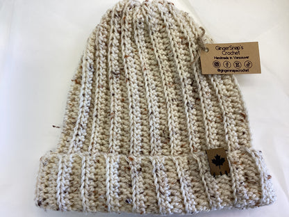 Gingersnaps Crochet - Adult Ribbed Beanie