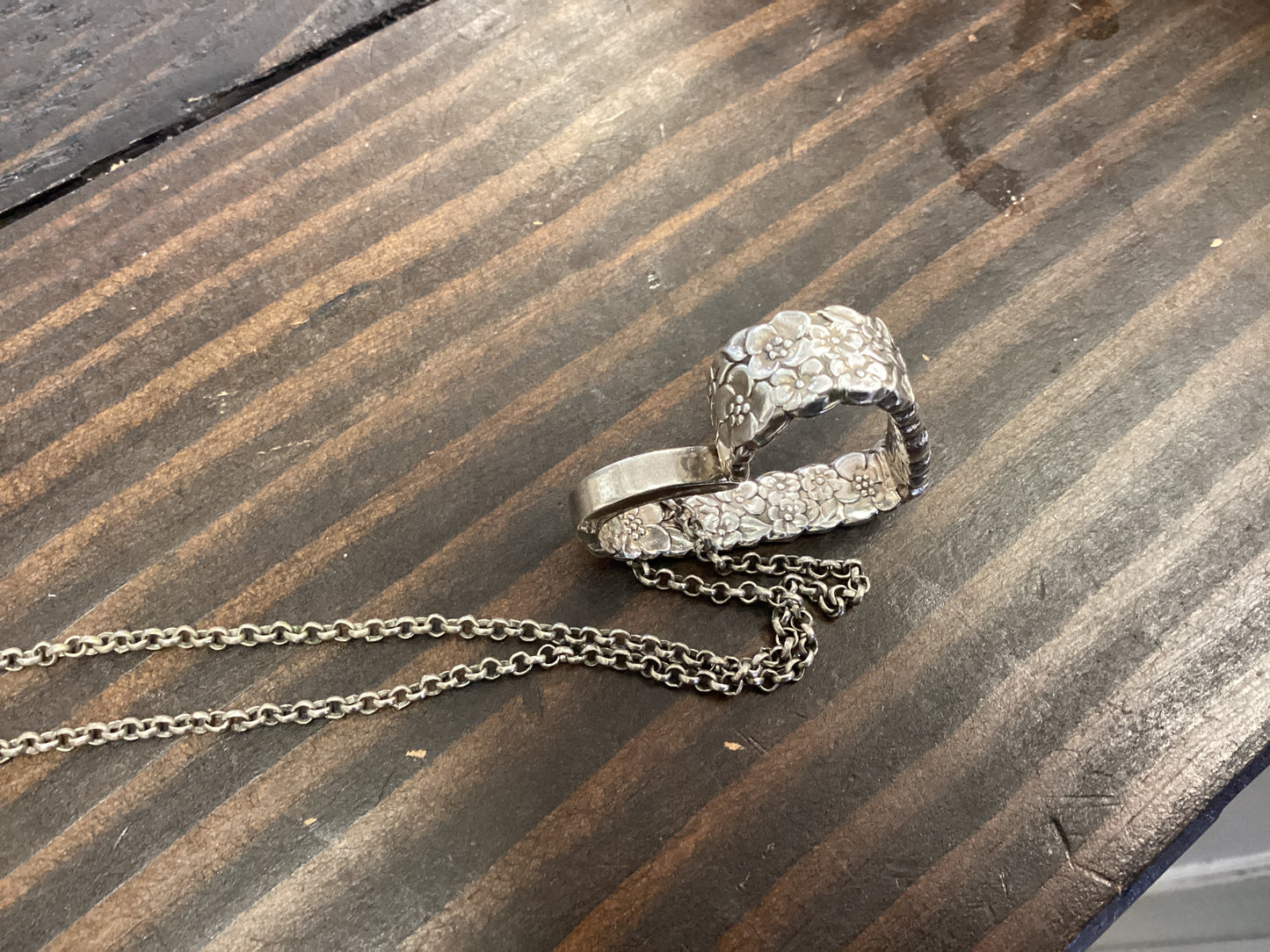 Teaspoon Memories - Large Heart Pendant